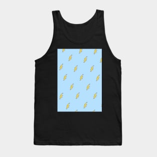 Lightning Bolt Blue Print Tank Top